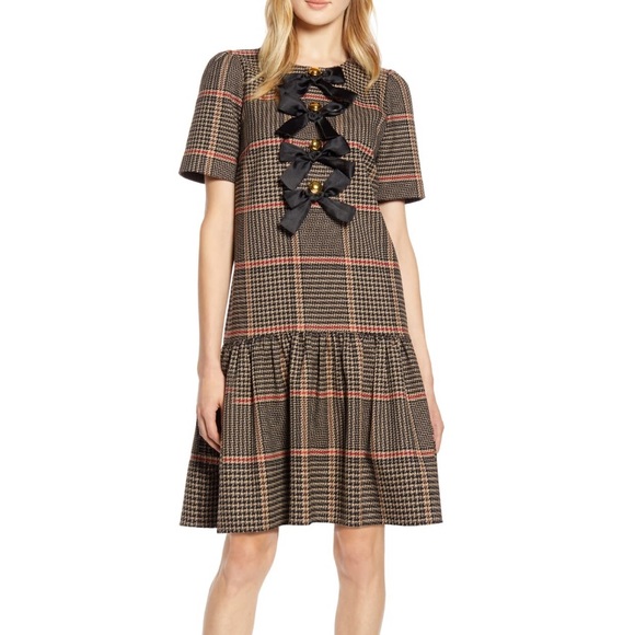 Halogen x Atlantic Pacific Plaid Dress BLAIR EADIE - Picture 2 of 6